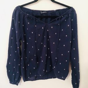 Off the shoulder blouse from Abercrombie & Fitch